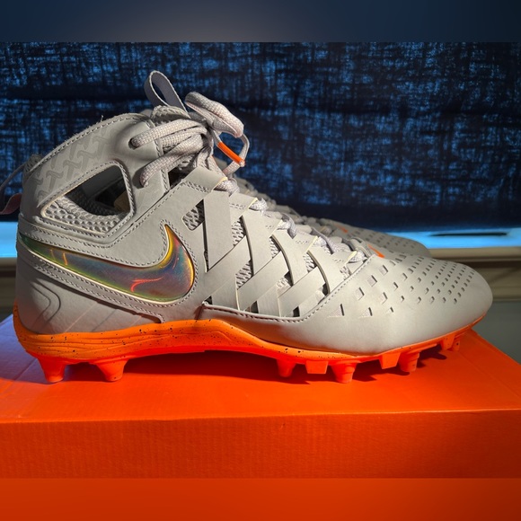 NIKE HUARACHE V LAX LE WOLF GREY SIZE 11.5 - Picture 4 of 8